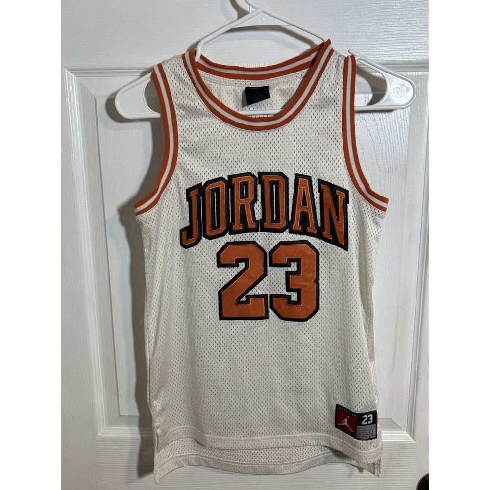 Jordan Mesh Boys Medium Jersey Bold Orange Accents